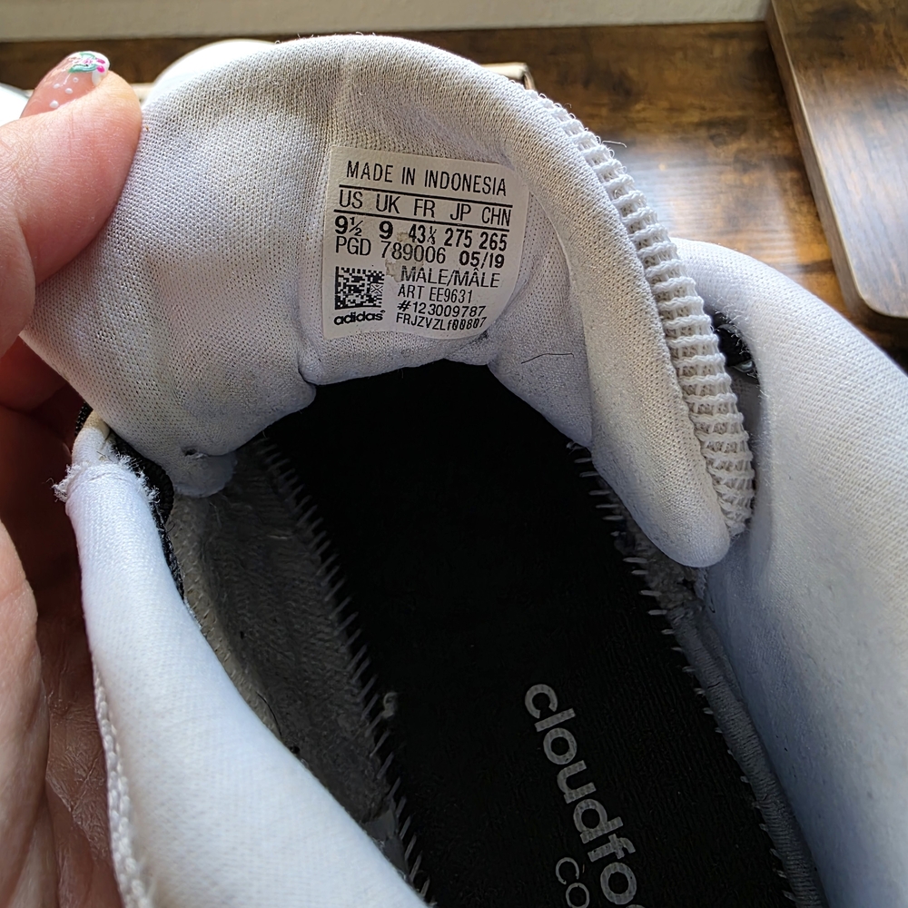 Adidas Men's White High-Top Sneakers - Picture 5 of 6
